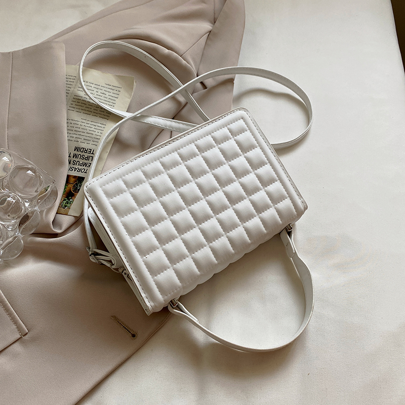 Neu Damen Classic Minimalist Flap Plaid Handtasche Umhängetasche display picture 19
