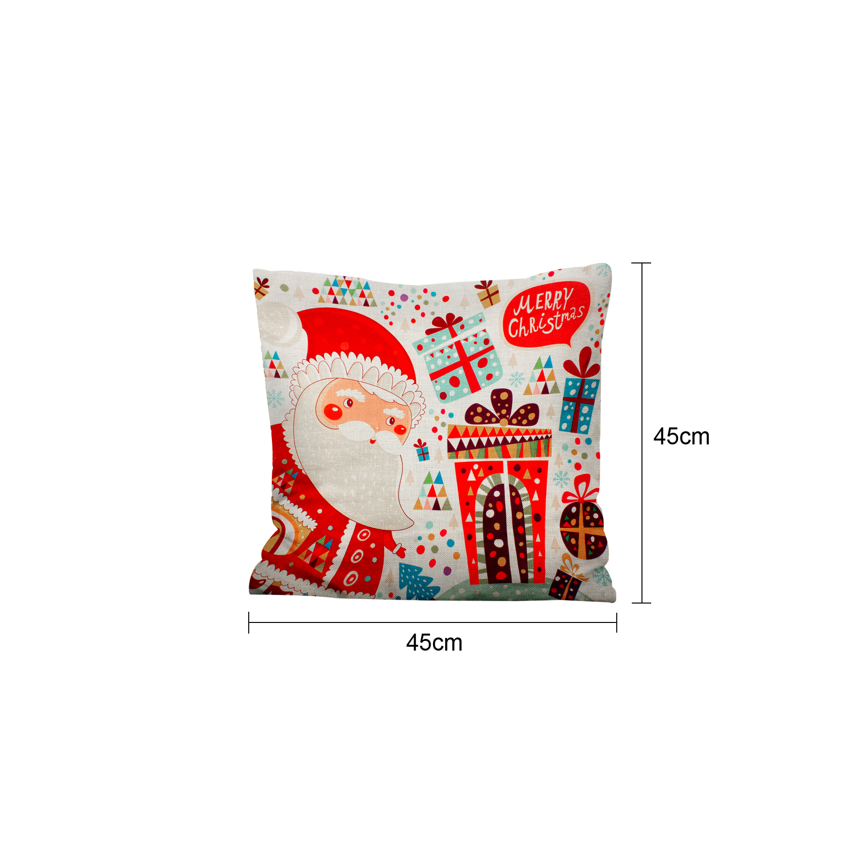 Classic Santa Claus Printed Pillowcase display picture 3