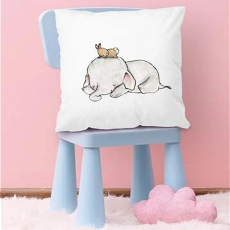Cute Animal Print Peach Skin Pillowcase display picture 7