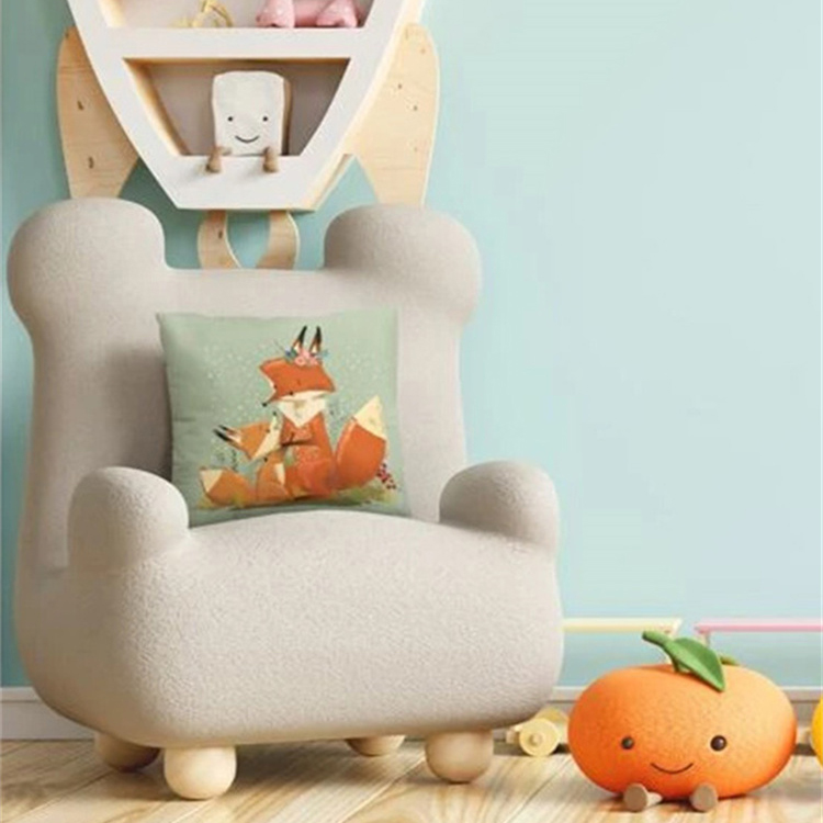 Cute Animal Print Peach Skin Pillowcase display picture 11