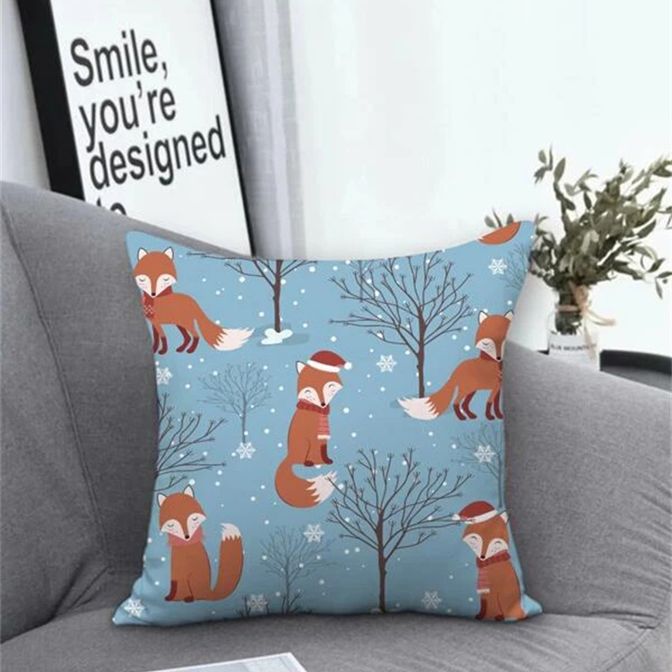 Cute Animal Print Peach Skin Pillowcase display picture 12