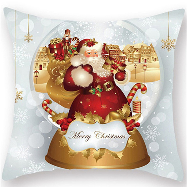 Fashion Peach Skin Christmas Pillowcase display picture 4