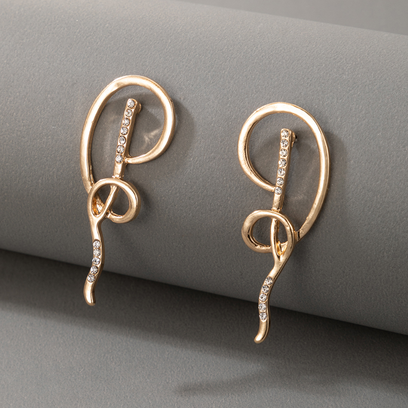 European And American Exaggerated Snake-shaped Earrings display picture 1