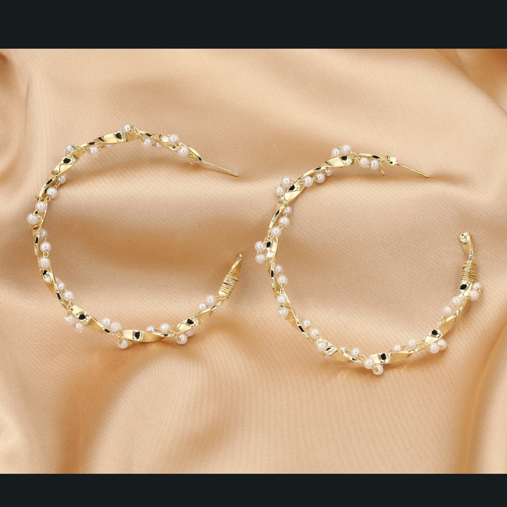 Boucles D&#39;oreilles Cercle Tout-allumettes Tempérament À La Mode Bijoux En Gros display picture 1