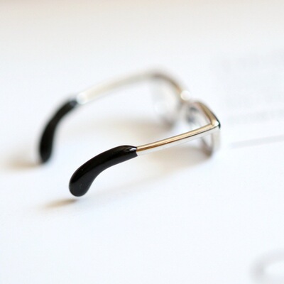 Cute Glasses Aberdeen Ring Korea Open Ring Fashion Adjustable Enamel Coloring Versatile Ring display picture 4