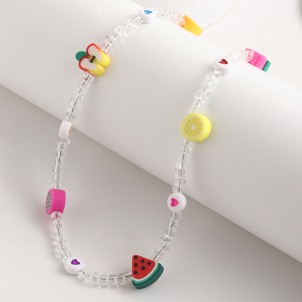 Fashion Fruit Miyuki Beads Children's Necklace Wholesale display picture 1
