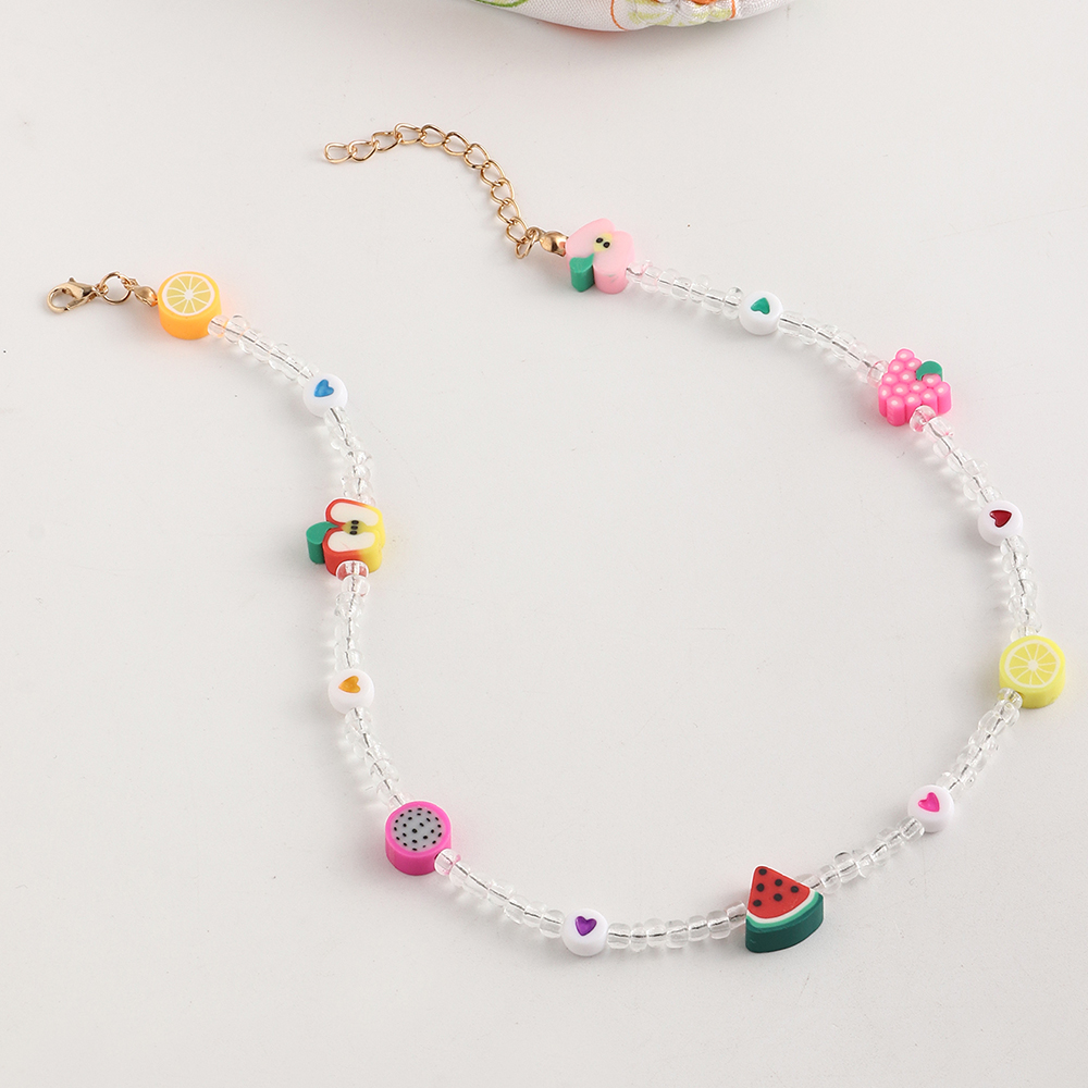 Fashion Fruit Miyuki Beads Children's Necklace Wholesale display picture 2