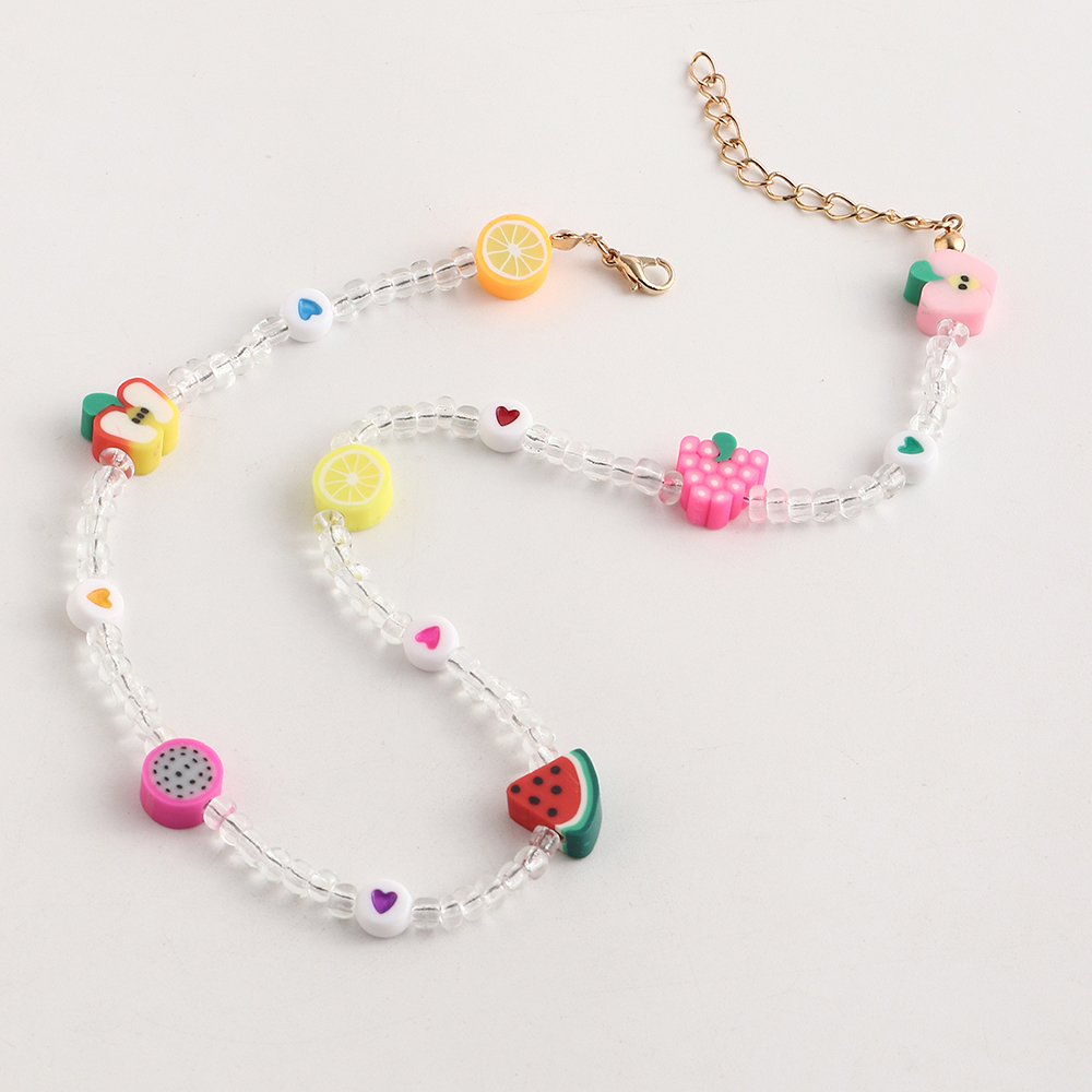 Fashion Fruit Miyuki Beads Children's Necklace Wholesale display picture 3