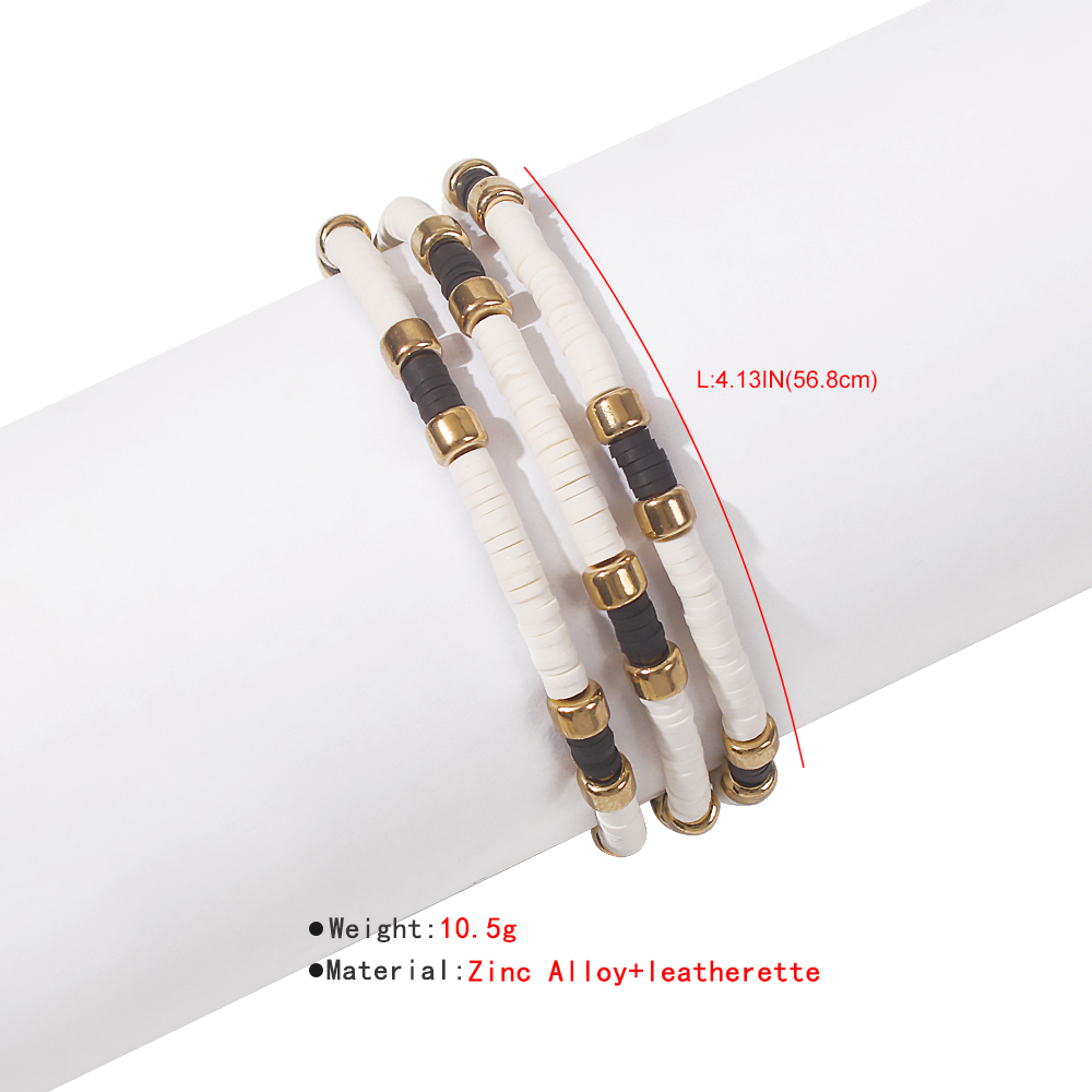 Fashion Geometric Contrast Color Briaded Bracelet Wholesale display picture 1