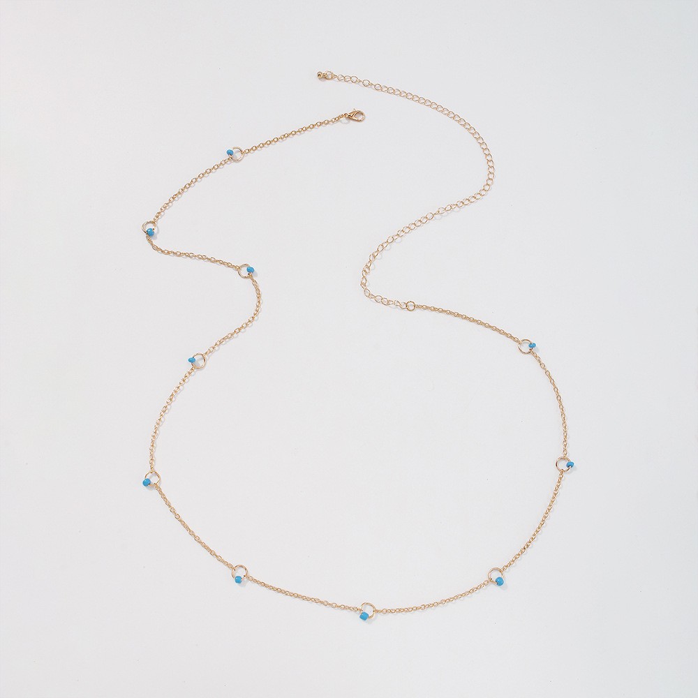 Alloy Beads Contrasting Color Simple Waist Chain Body Chain display picture 4