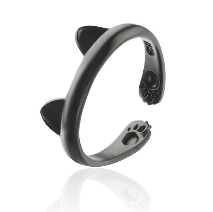 Metal Black Wrapped Animal Rings Alloy Ring display picture 9