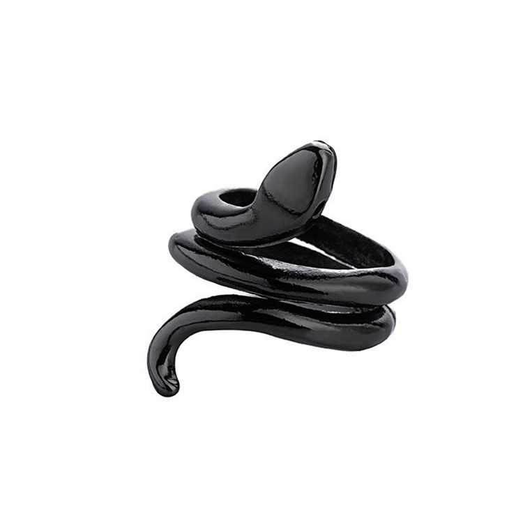 Metal Black Wrapped Animal Rings Alloy Ring display picture 12