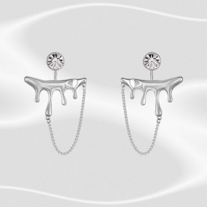 Boucles D&#39;oreilles Tout-en-un En Forme De Goutte D&#39;eau display picture 3