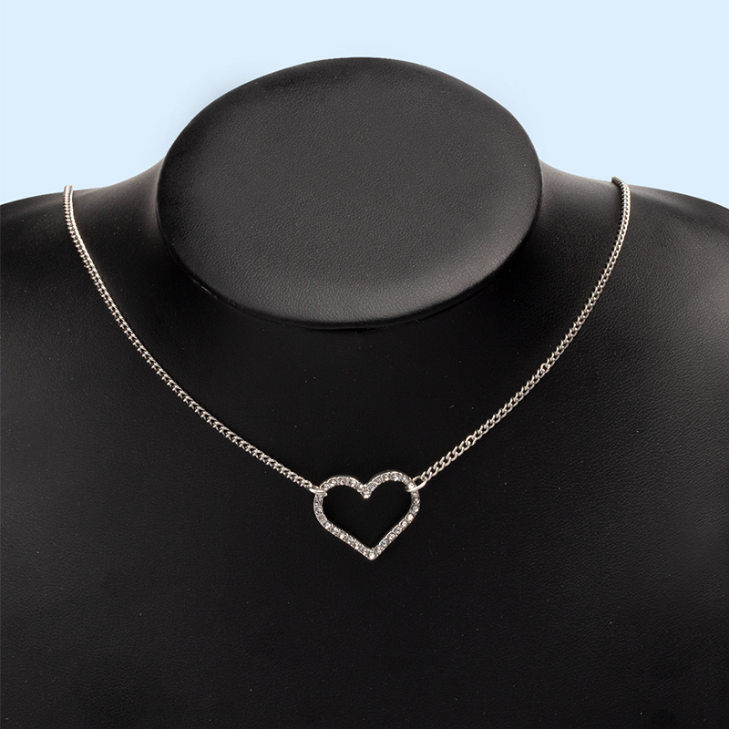 Collier Coeur Pêche Diamant Simple En Gros Bijoux En Gros display picture 6