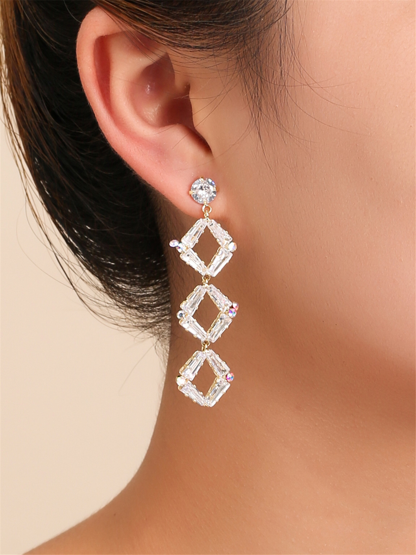 Nouvelles Boucles D&#39;oreilles À Glands En Zircon De Style Européen Et Américain display picture 5