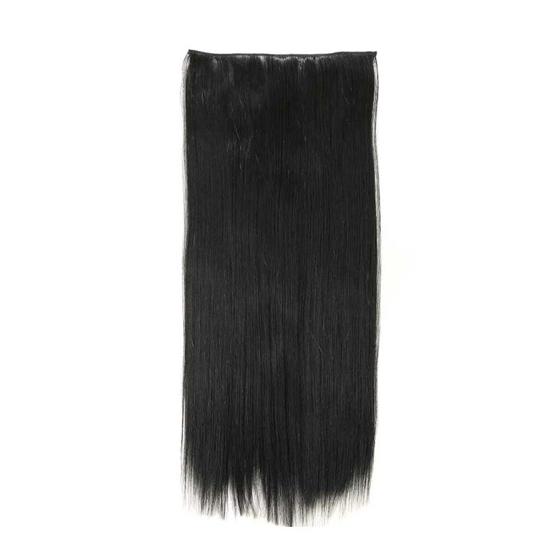 Perruque Pour Femme Cinq Clips Longue Perruque De Cheveux Raides Pièce D&#39;extension De Cheveux display picture 2