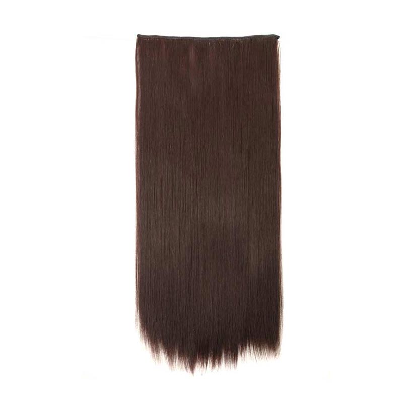 Perruque Pour Femme Cinq Clips Longue Perruque De Cheveux Raides Pièce D&#39;extension De Cheveux display picture 6