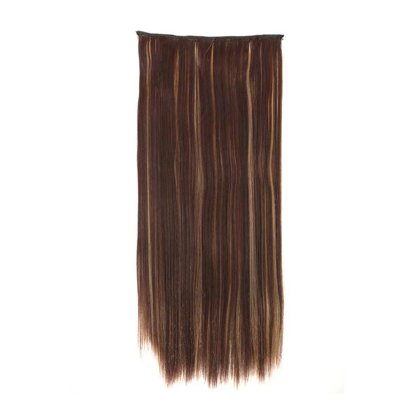 Perruque Pour Femme Cinq Clips Longue Perruque De Cheveux Raides Pièce D&#39;extension De Cheveux display picture 8