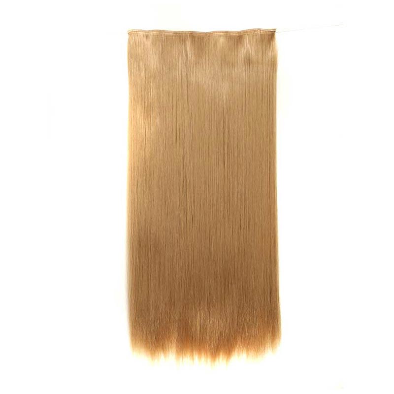 Perruque Pour Femme Cinq Clips Longue Perruque De Cheveux Raides Pièce D&#39;extension De Cheveux display picture 12