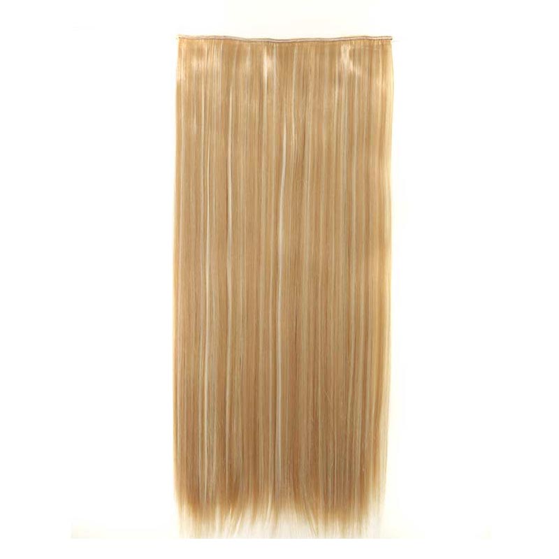 Damenperücke Fünf Clips Langes Glattes Haar Perücke Haarverlängerungsteil display picture 14