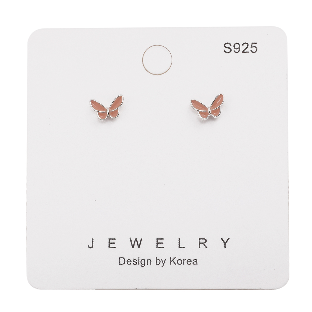 Exquisite Fashion Pink Butterfly Earrings display picture 1