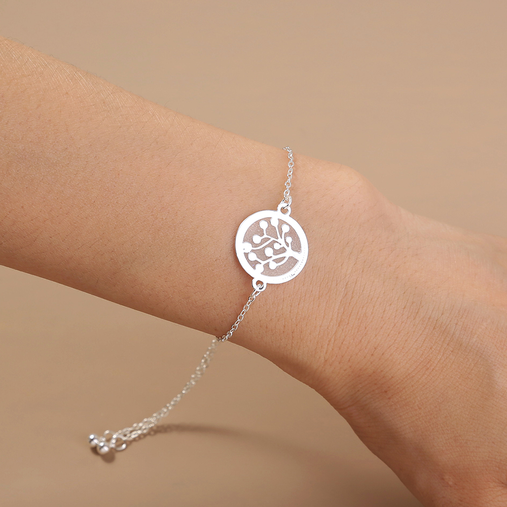 Simple Style Halloween Gift Luminous Tree Of Life Bracelet Anklet display picture 3
