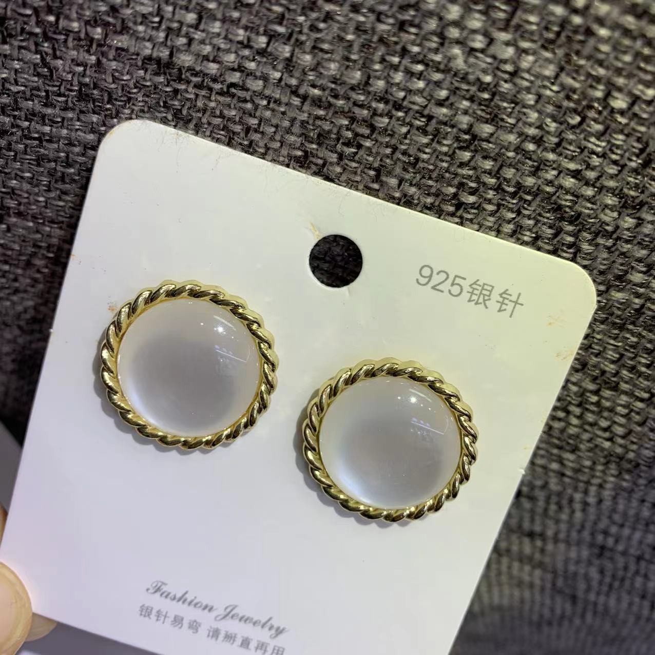 Boucles D&#39;oreilles Cercle Simple De Style Ol Bijoux En Gros display picture 5