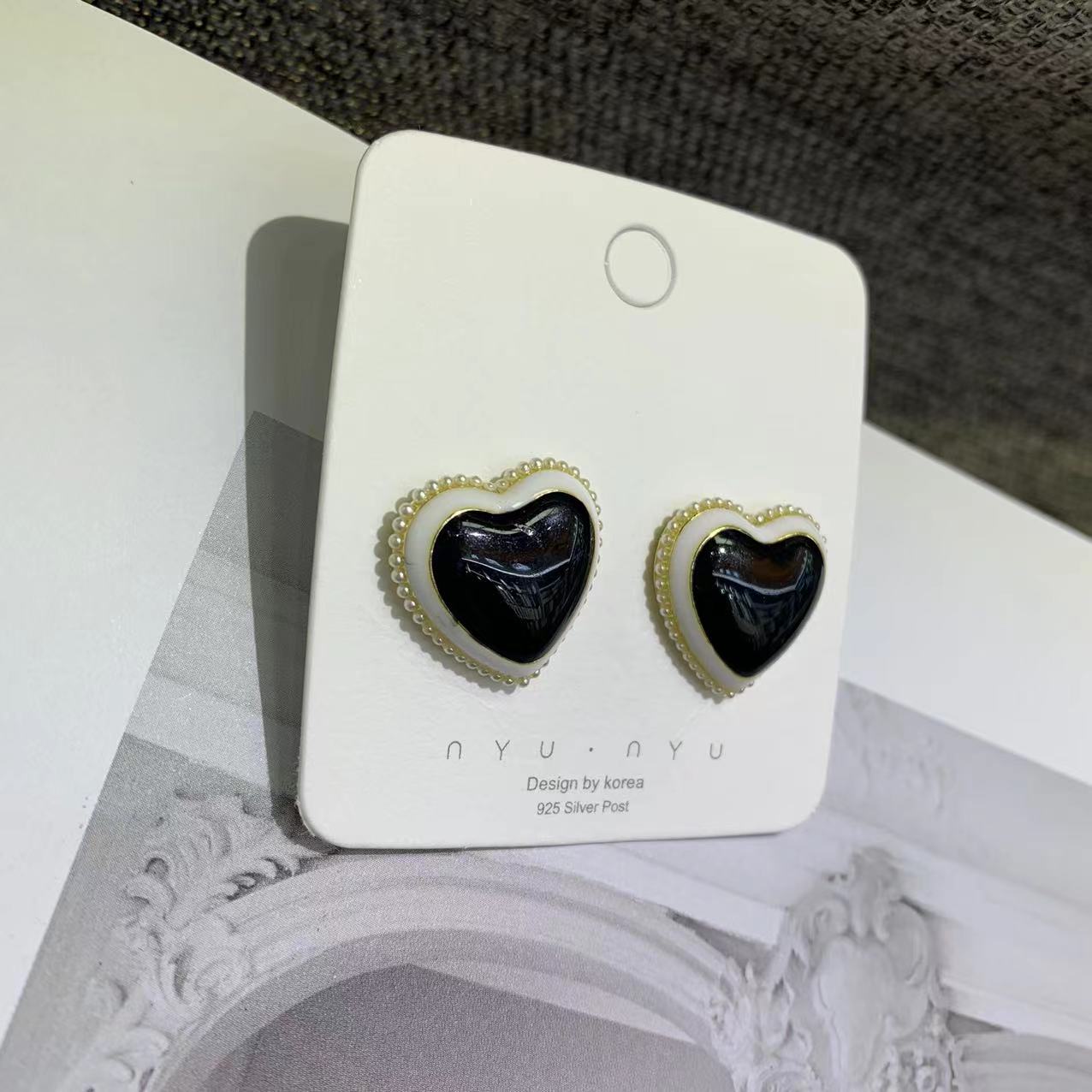 Explosive Style Earrings Office Ol Fashion Style Simple Heart Shape Earrings display picture 2