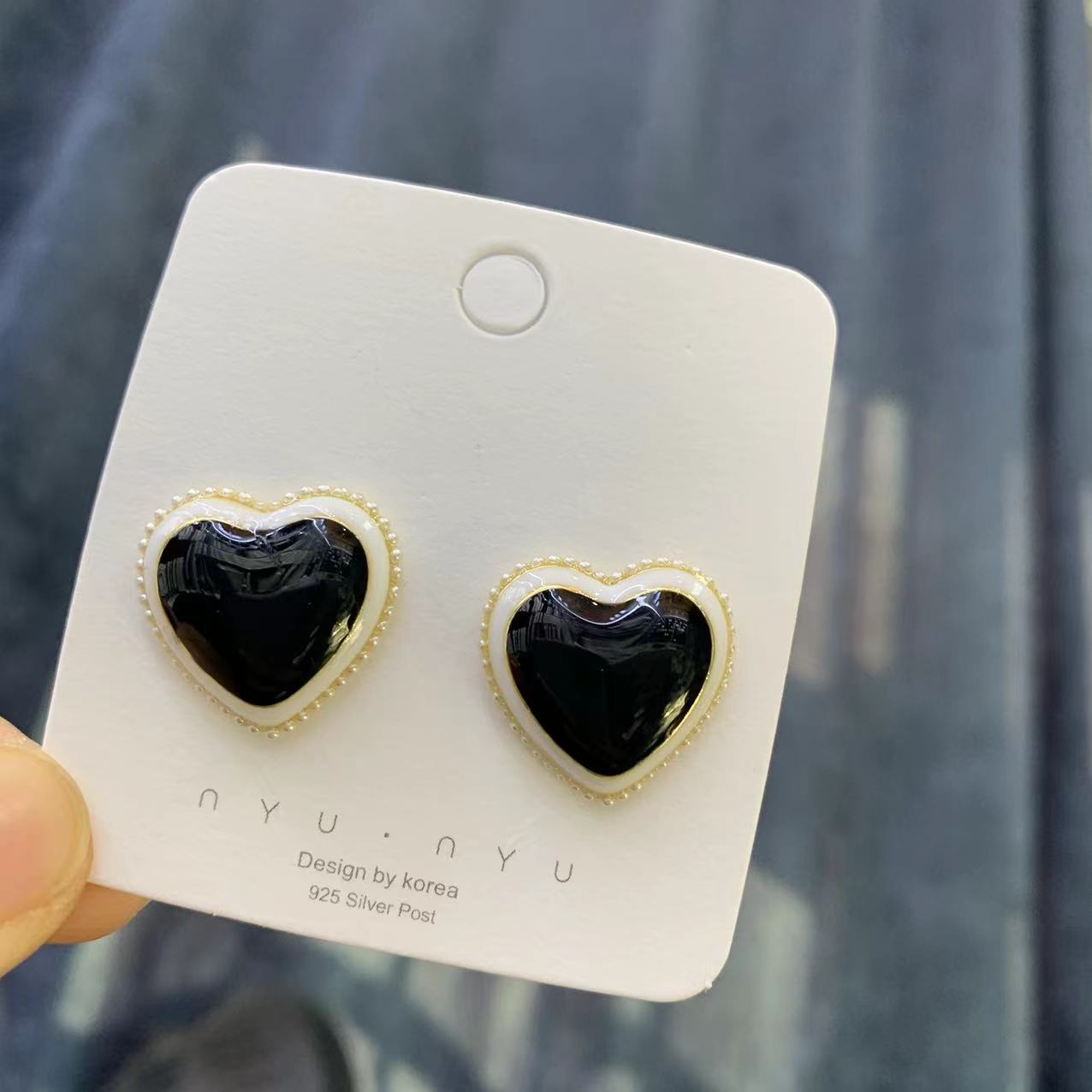 Explosive Style Earrings Office Ol Fashion Style Simple Heart Shape Earrings display picture 5