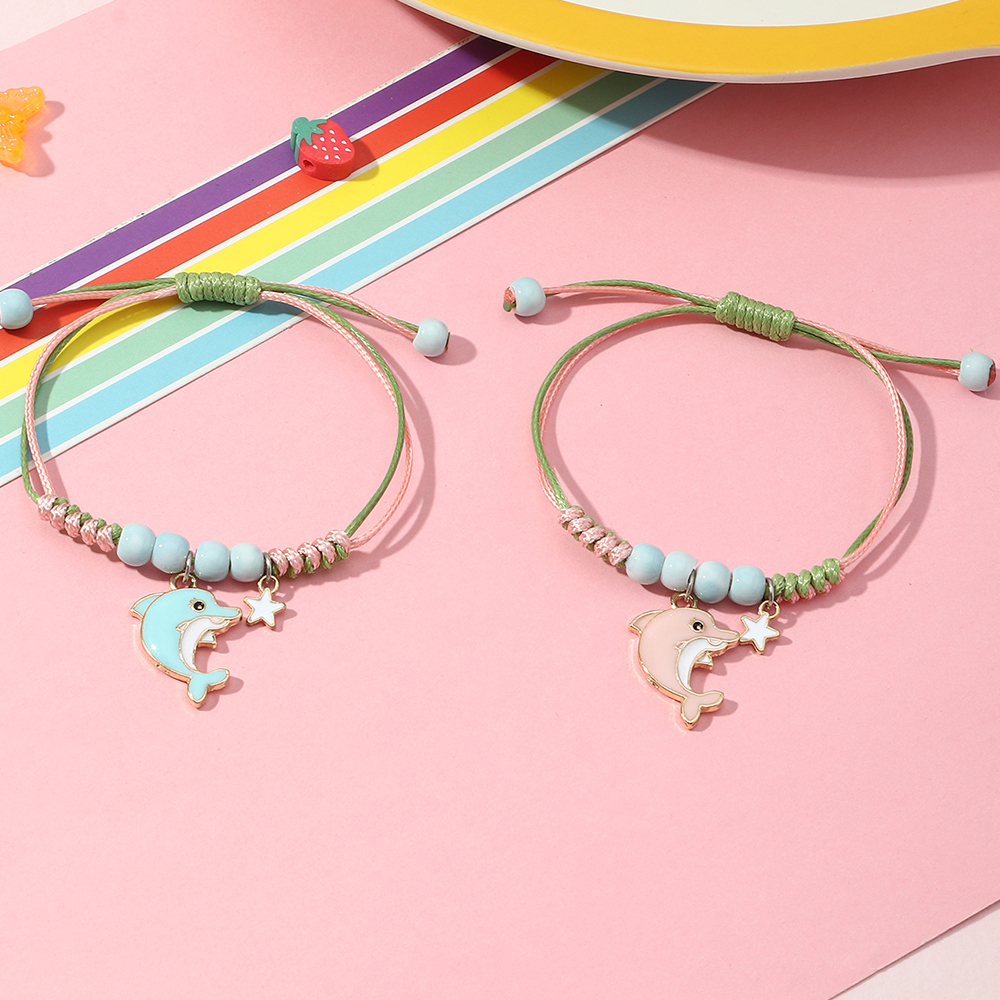 Color Cartoon Animal Bracelets 2 Combinations display picture 2
