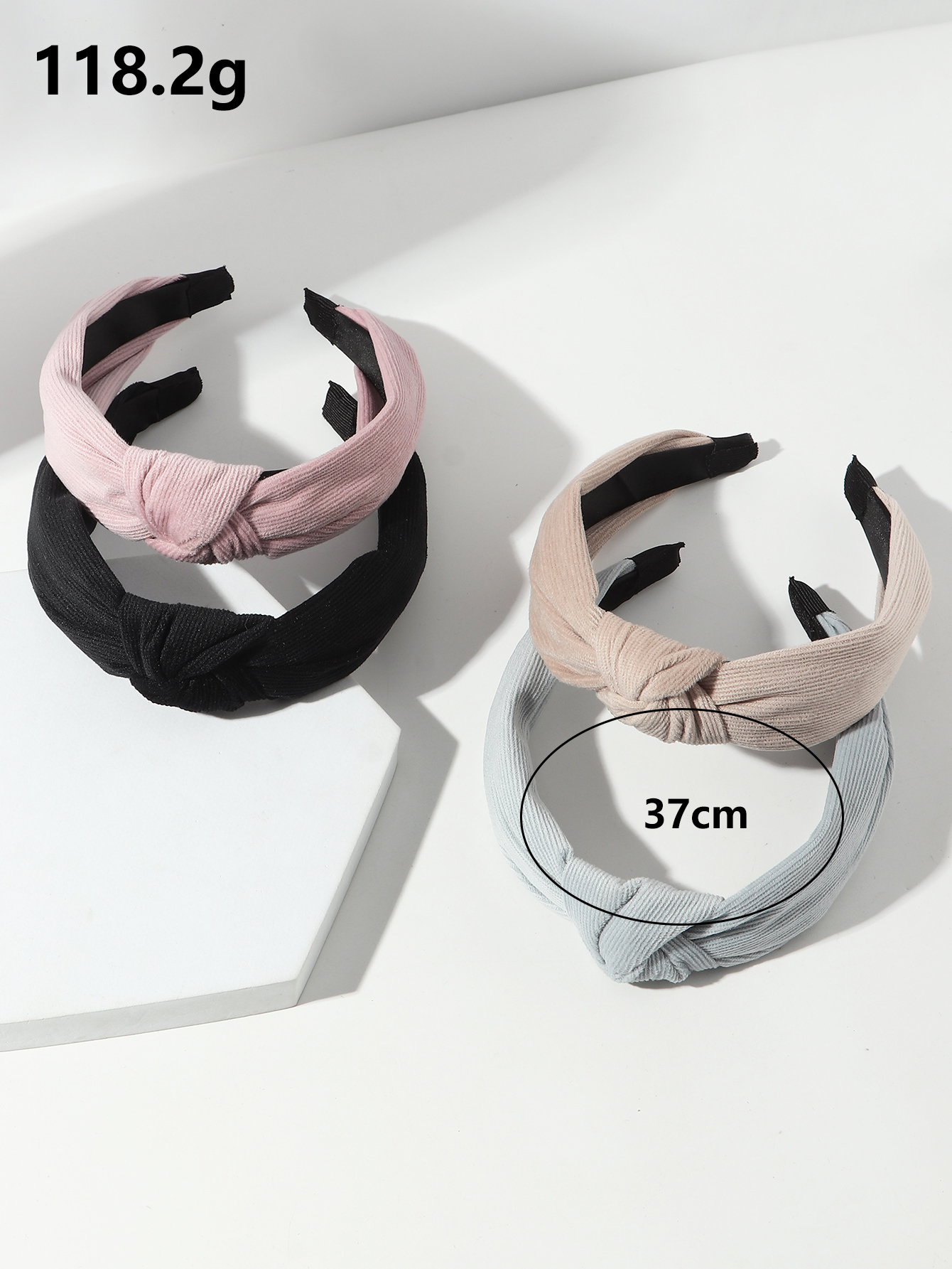 European And American New Style Wide-brimmed Fabric Hair Accessories Knotted Headband display picture 2