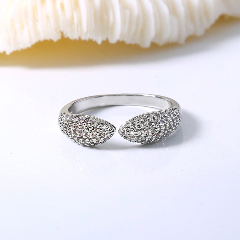Opening Can Be Adjusted Inlaid With Zircon Snake-shaped Ring display picture 3