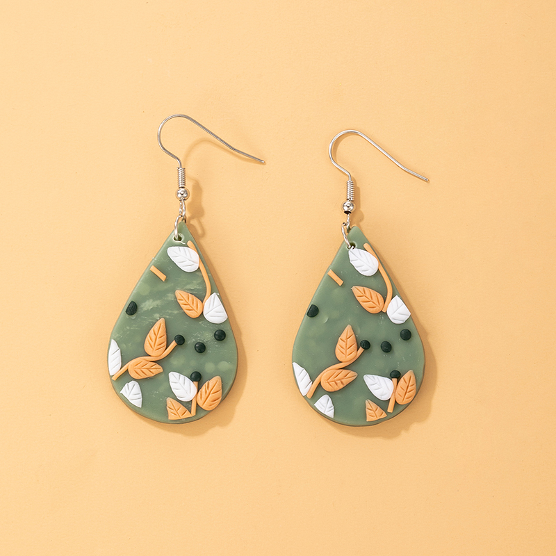 New Fashion Creative Leaf Earrings display picture 4