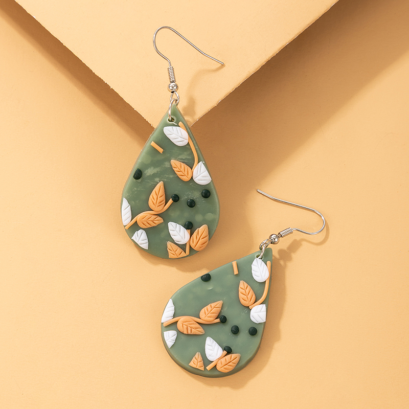 New Fashion Creative Leaf Earrings display picture 5