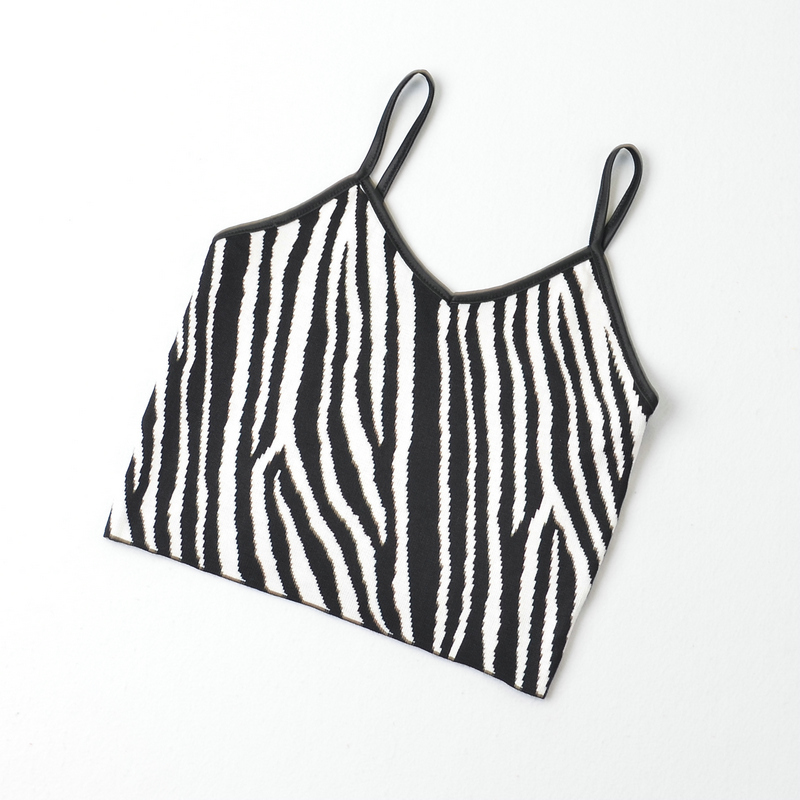 Women's Camisole Tank Tops Sexy Zebra display picture 2