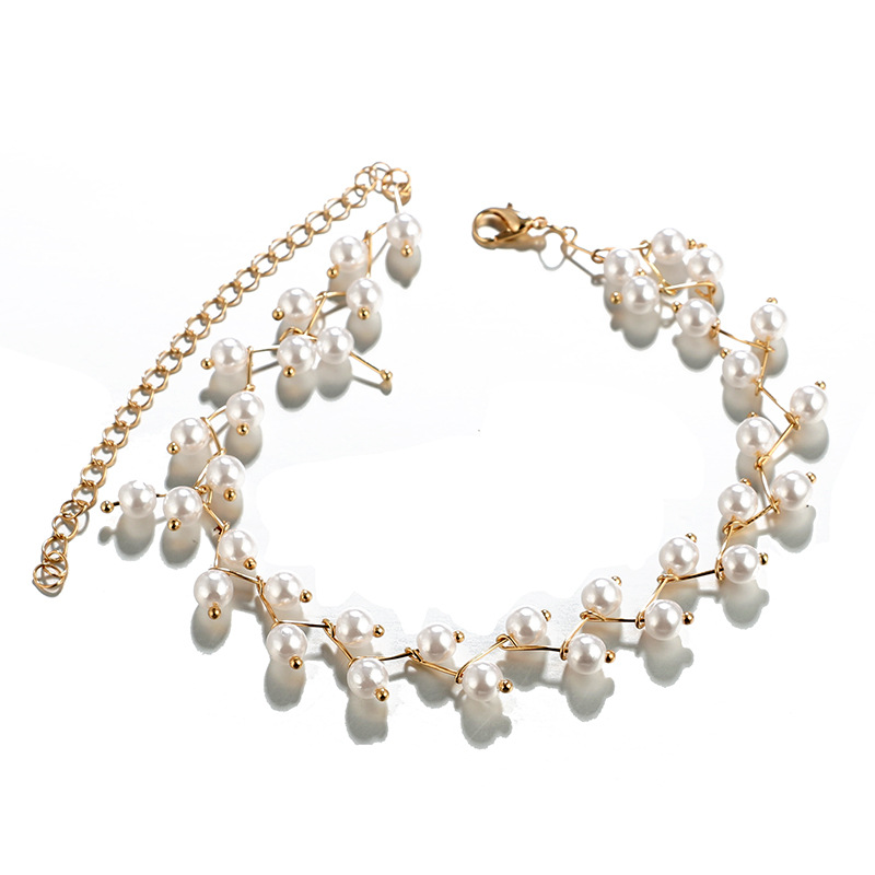Simple Pearl Fashion Short Necklace display picture 3