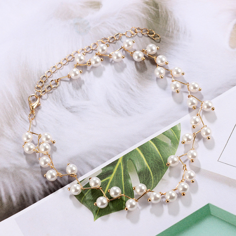 Simple Pearl Fashion Short Necklace display picture 9