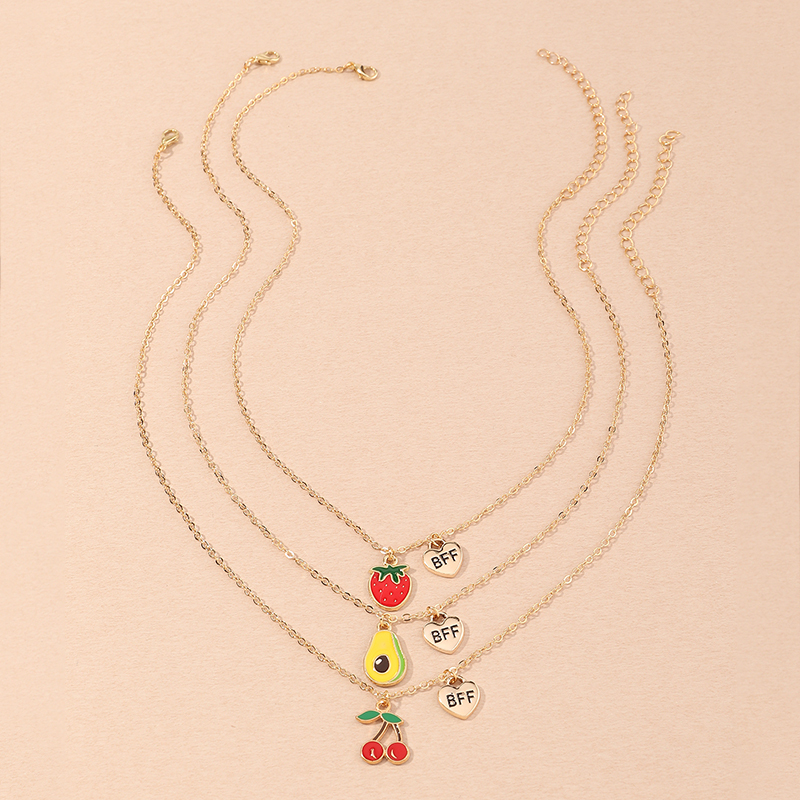 Cute Fashion Creative Fruits Necklace display picture 1