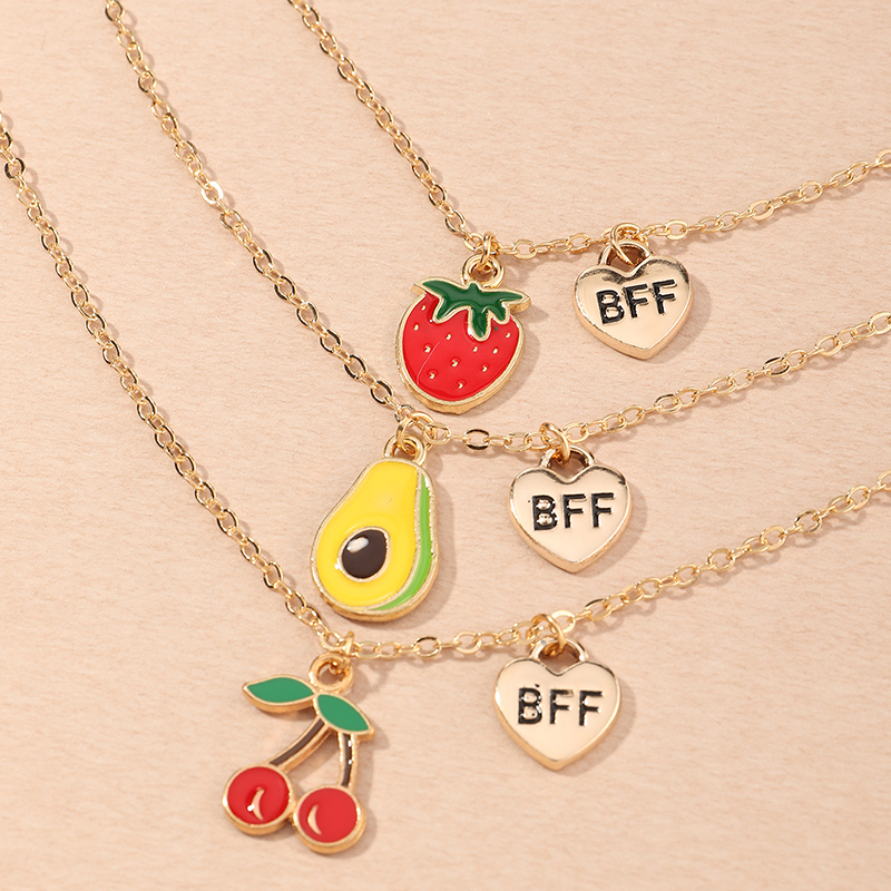 Cute Fashion Creative Fruits Necklace display picture 3