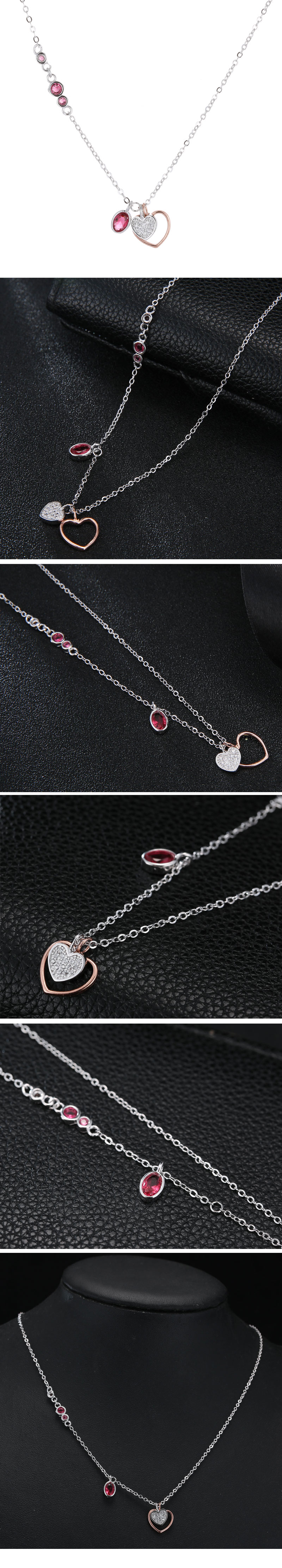 Korean Fashion Sweet Love Necklace display picture 1