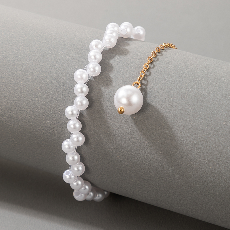 New Fashion Simple Pearl Bracelet display picture 1