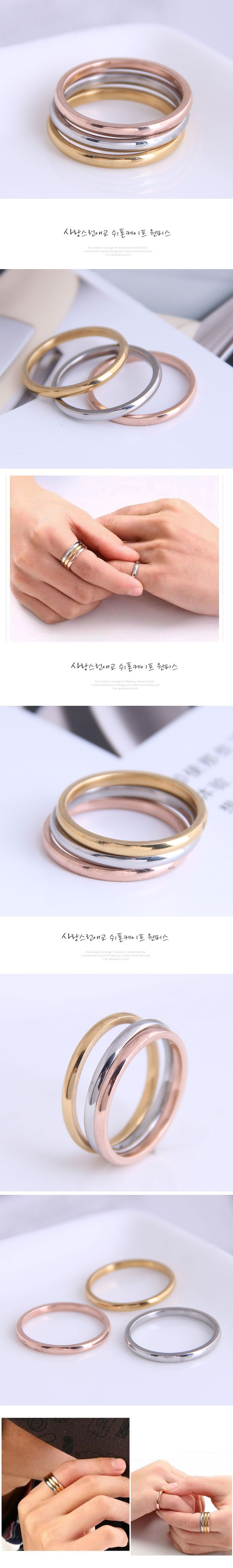 Korean Fashion Simple Ring display picture 1