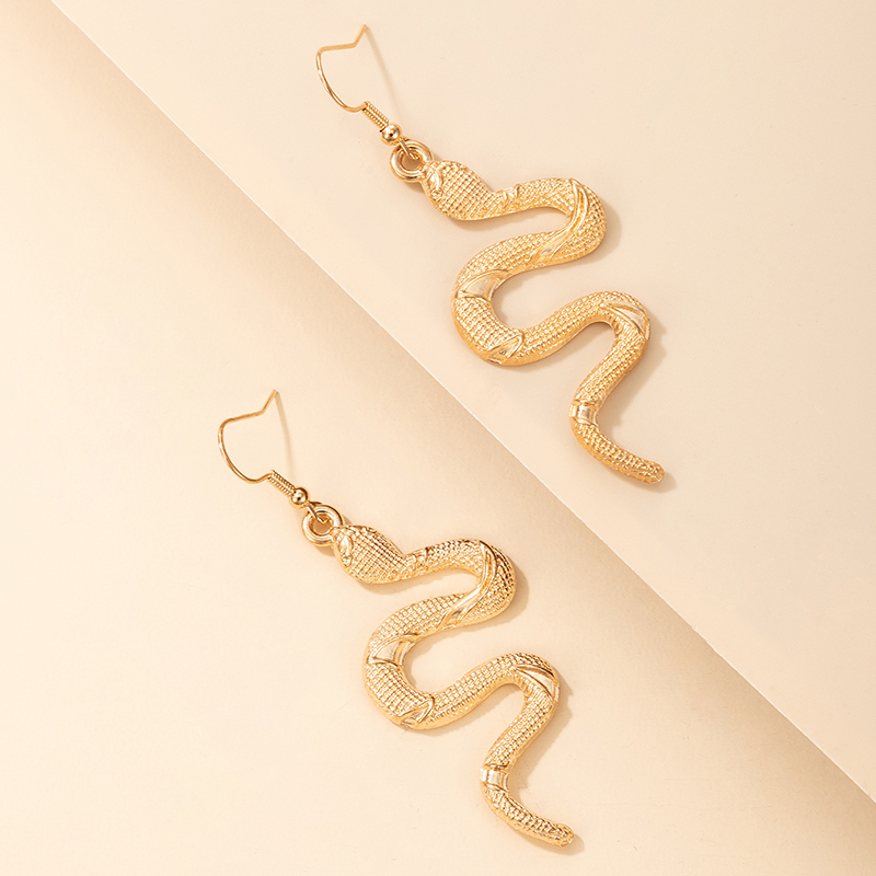 Nouvelles Boucles D&#39;oreilles En Forme De Serpent Exagérées display picture 2