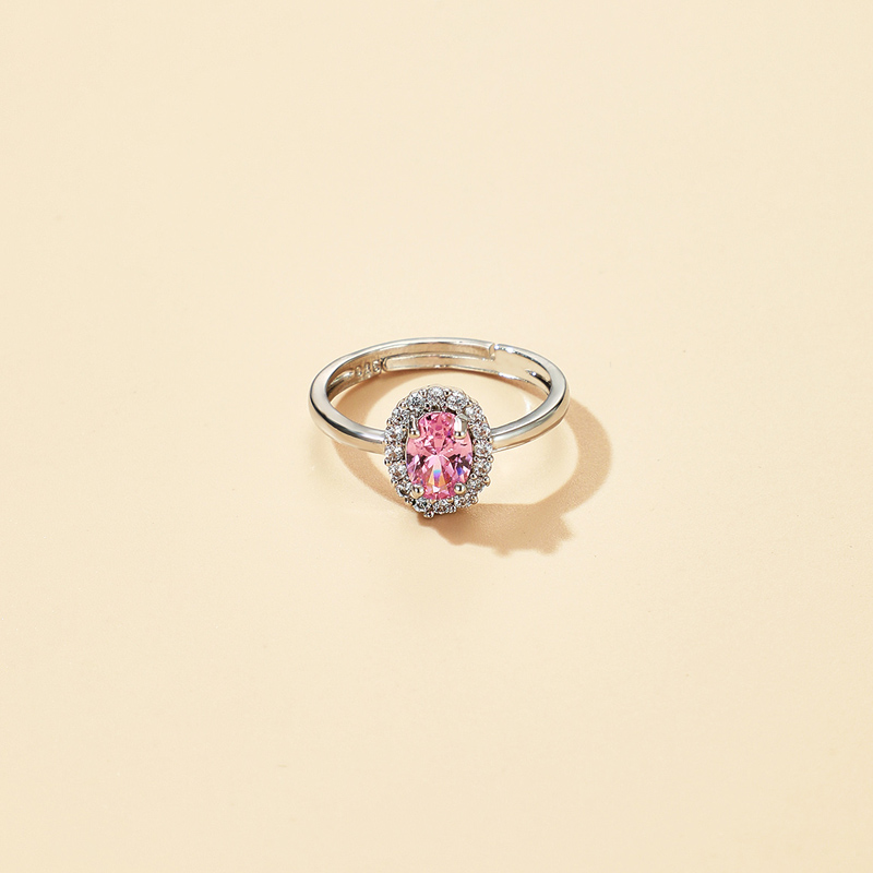 New Simple Drop-shaped Zircon Ring display picture 3