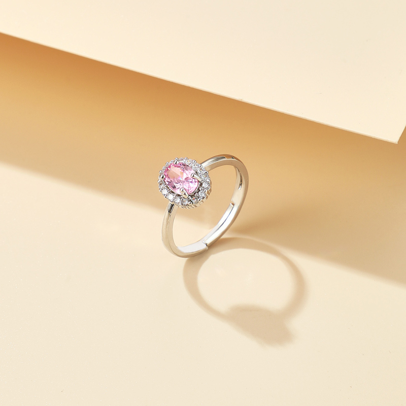 New Simple Drop-shaped Zircon Ring display picture 4