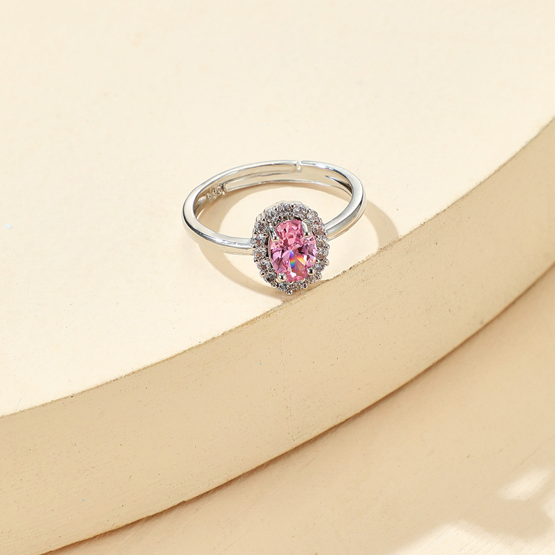 New Simple Drop-shaped Zircon Ring display picture 6