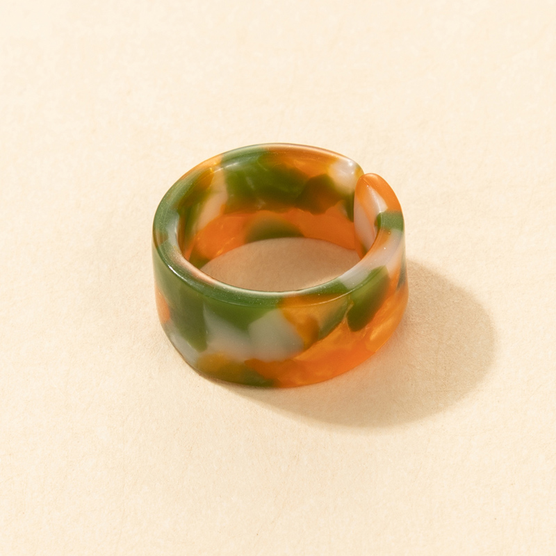 Fashion Creative Popular Color Resin Ring display picture 2
