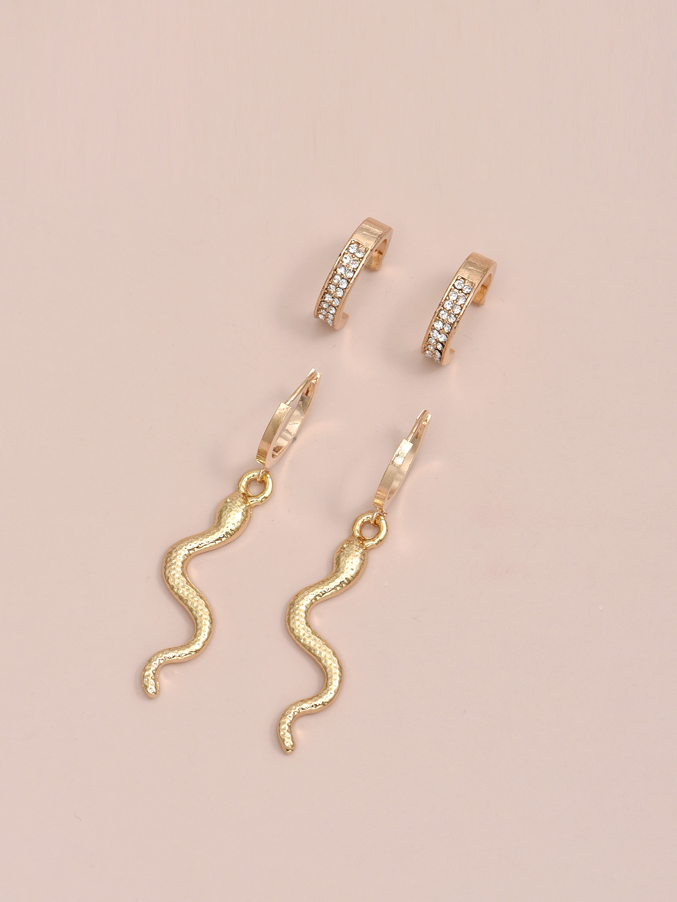 Fashion Snake-shaped Earrings display picture 1