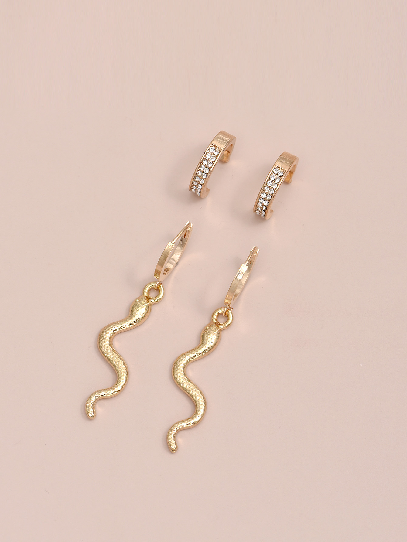 Pendientes De Moda En Forma De Serpiente display picture 1