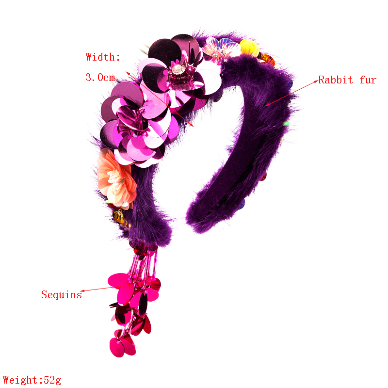 Ethnic Style Flower Fringed Headband display picture 1